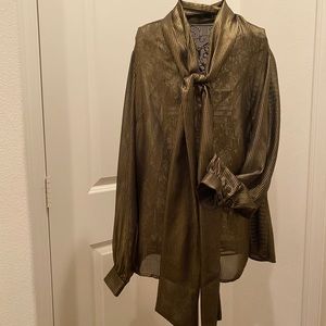 Gold & Black stripes Business Casual Camisole